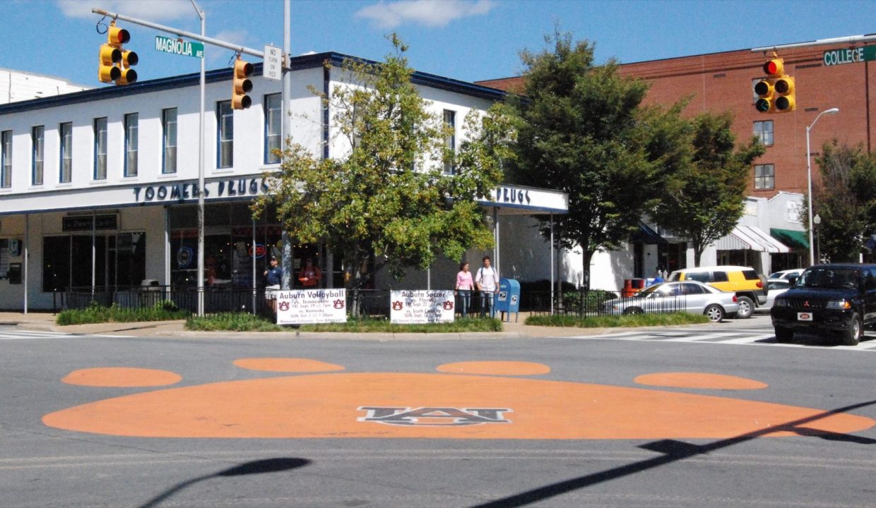 One perk of buying a home in Auburn, Alabama? The cute downtown area.